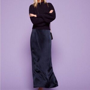 NWT REFORMATION Silk Gianna Skirt, Size 10